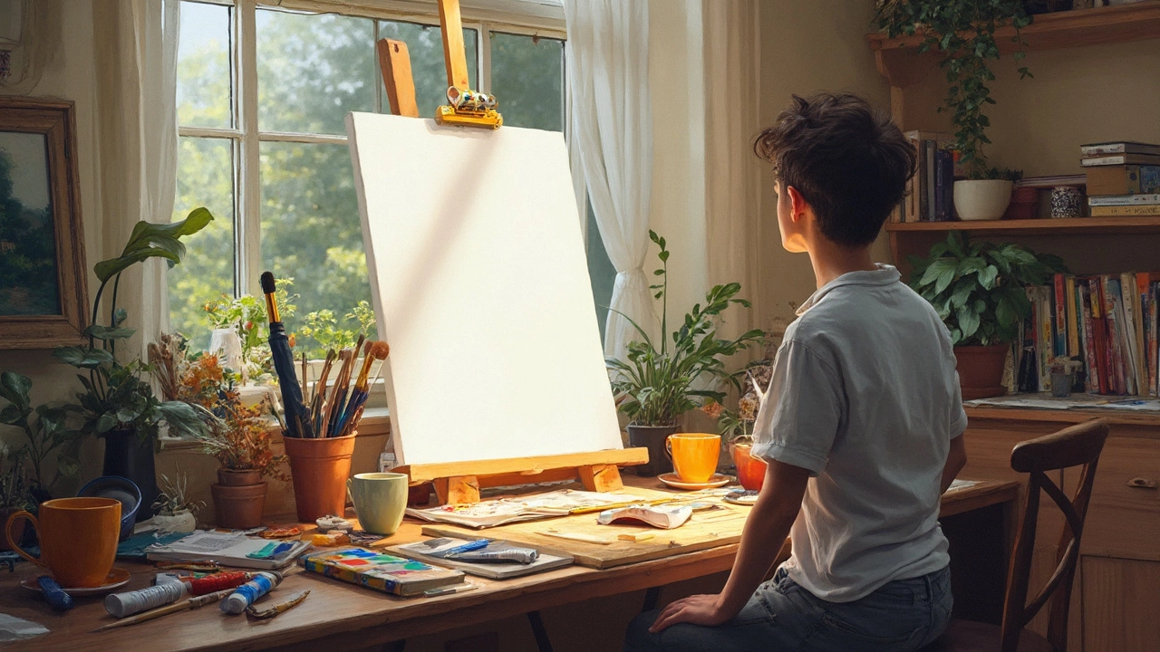 Abstract Painting: How to Begin Without Fearing the Blank Canvas