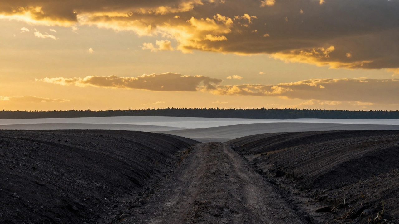 Complete landscape scene showing horizon line and layered depth.