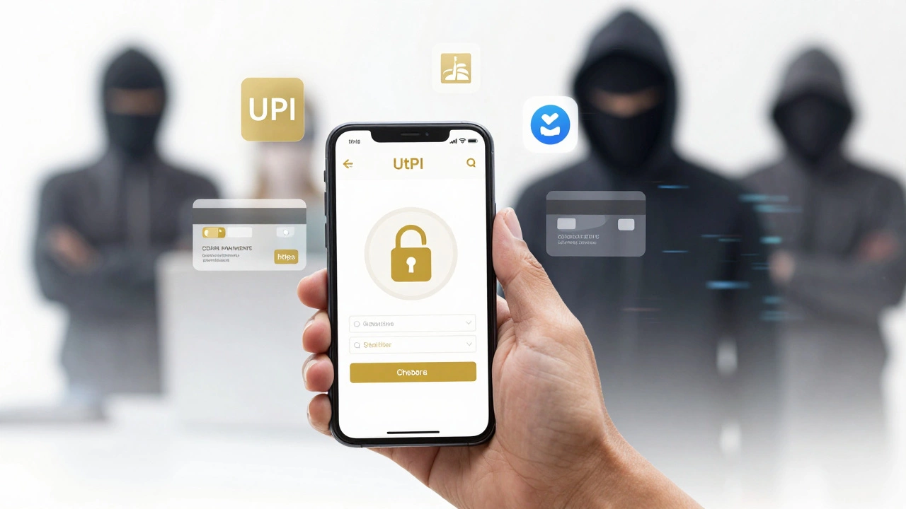 Secure mobile payment screen with anti-scam protection