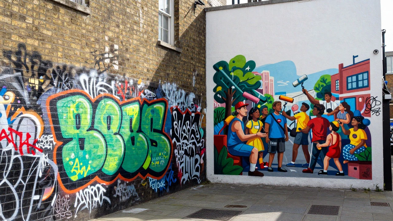 What is the Most Popular Form of Street Art? Graffiti vs. Murals